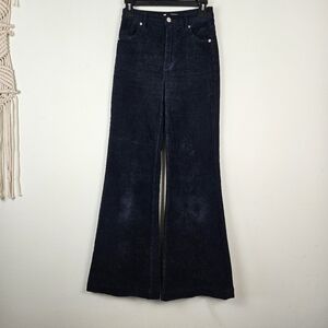 ROLLA'S High Rise EastCoast Flare Corduroy Pants Size 25 Navy